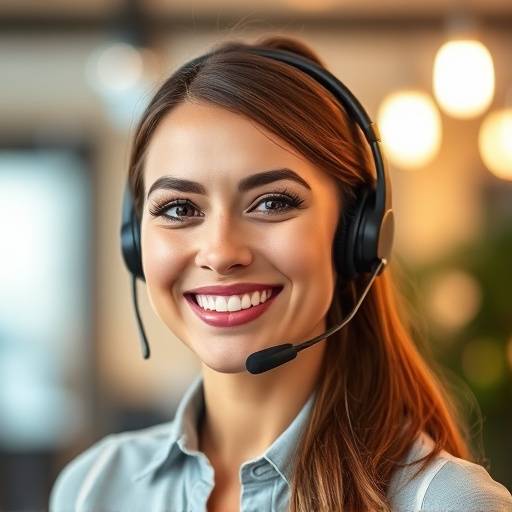 David Brown, Customer Support Manager, wearing a headset and smiling